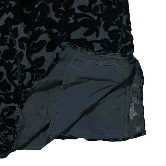 Maggie Barnes Womens Velvet Burnout Tunic Top Sz 1X Cocktail Loose Whimsigoth - Picture 4 of 8